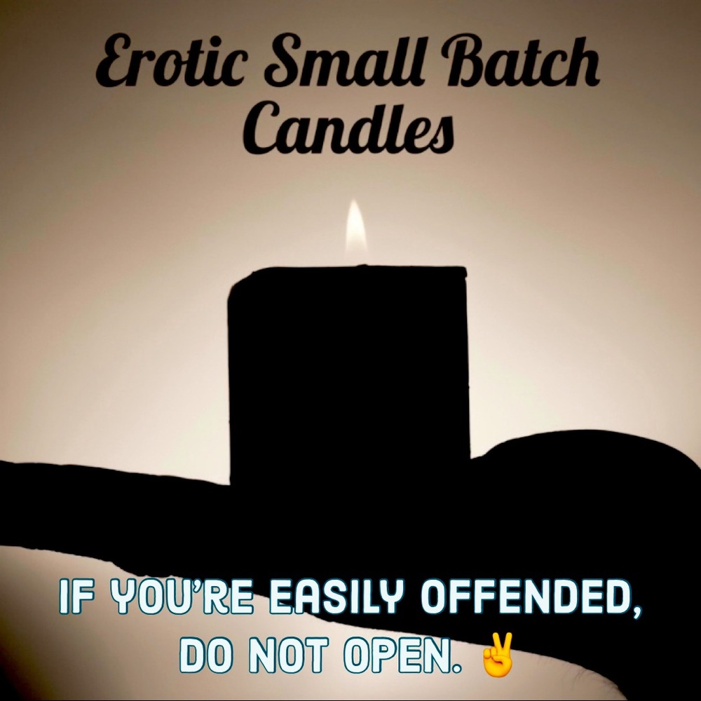 Artisan crafted erotic candles 3 pack manly hood candles gag gift favors